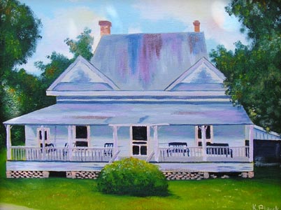 Oil painting from Houses, Old House