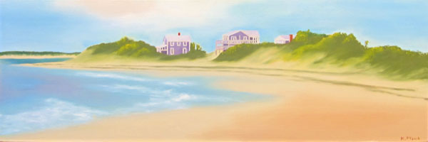Oil painting from Cape Cod, Boundbrook Beach