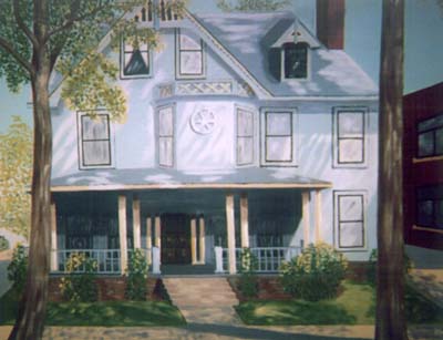 Oil painting from Houses, Bourbon House