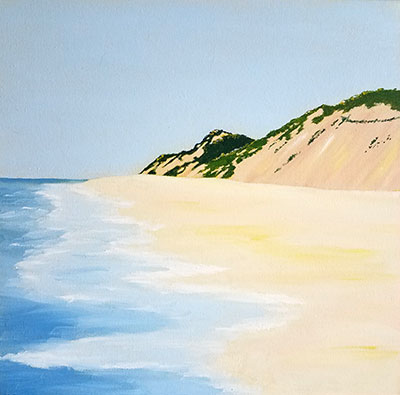 Oil painting from Cape Cod, Deserted