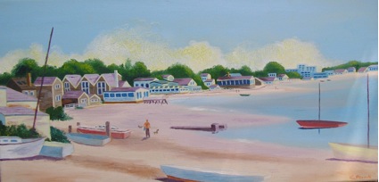 Oil painting from Cape Cod, The East End