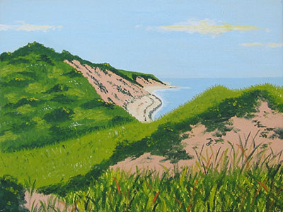 Oil painting from Cape Cod, Great Island