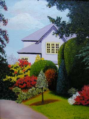 Oil painting from Britain, House in Windermere (English Suite #6)