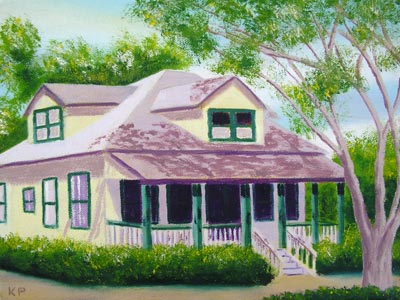 Oil painting from Houses, King-Cromartie House