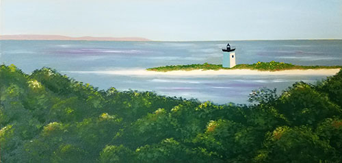 Oil painting from Cape Cod, Long Point