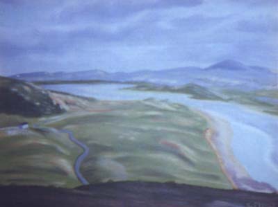 Oil painting from Ireland, Near Malin Head  (Irish Suite #1)
