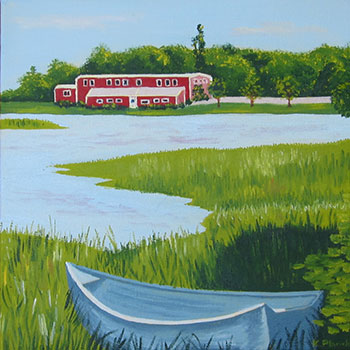Oil painting from Cape Cod, Mooney's