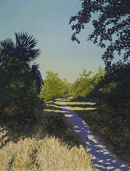 Oil painting from Florida, Morning Walk