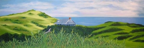 Oil painting from Cape Cod, North of Ballston