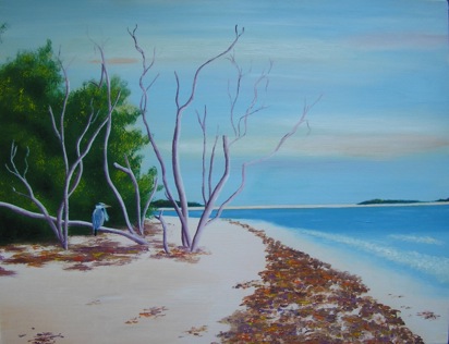 Oil painting from Florida, Sanibel - 2