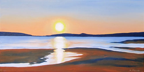 Oil painting from Cape Cod, Sunrise, Sunset