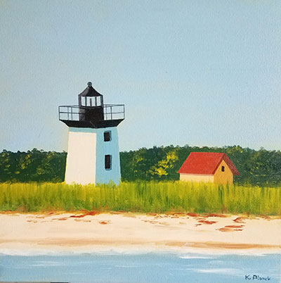 Oil painting from Cape Cod, Woods End