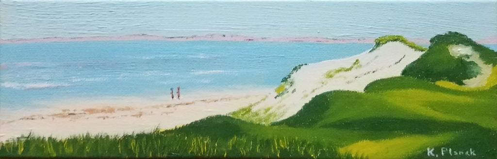 Oil painting from Miniatures, Above Duck Harbor
