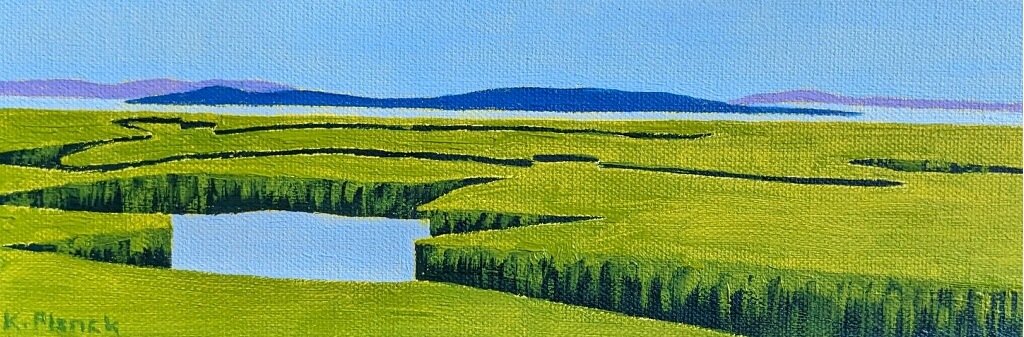 Oil painting from Miniatures, Deep Marsh