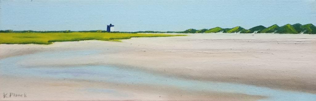 Oil painting from Miniatures, Herring Cove, Low Tide