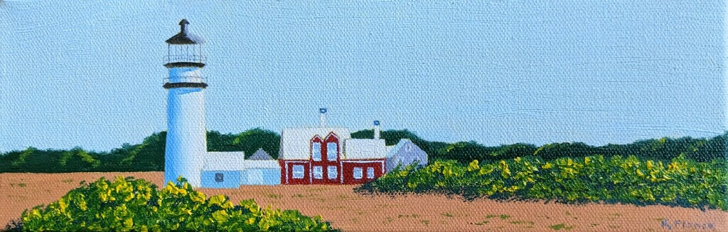 Oil painting from Miniatures, Highland Light