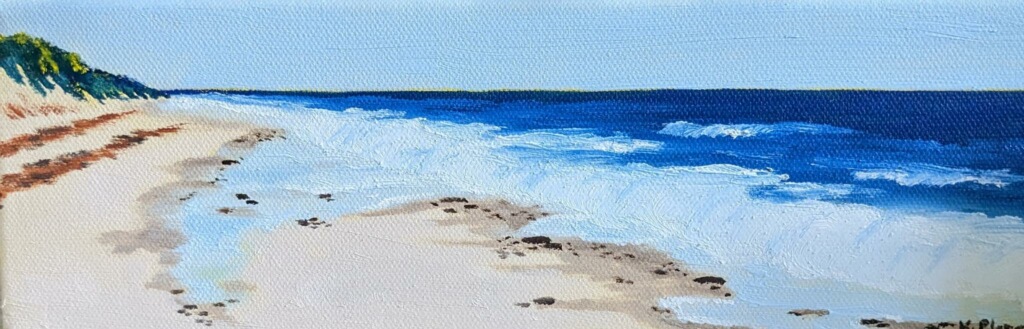 Oil painting from Miniatures, Tide Turn, Great Island